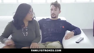 FamilyStrokes - Hot Latin Emulate (Sheyla) (Keysha) Compete For Cock